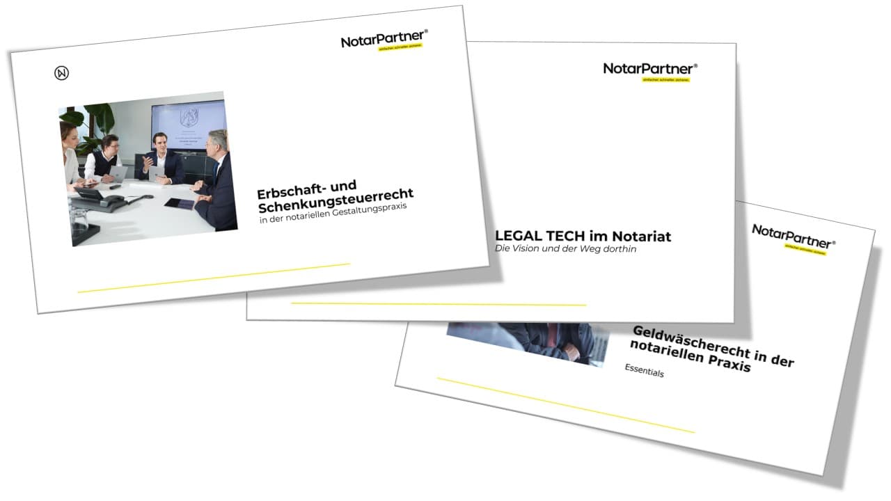 Vorträge und Fachveröffentlichungen von NotarPartner